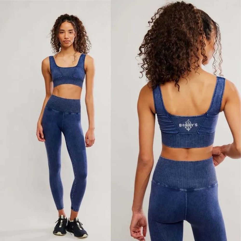 Free People X Barry Set Good Karma Leggings + sport bra size XS/S